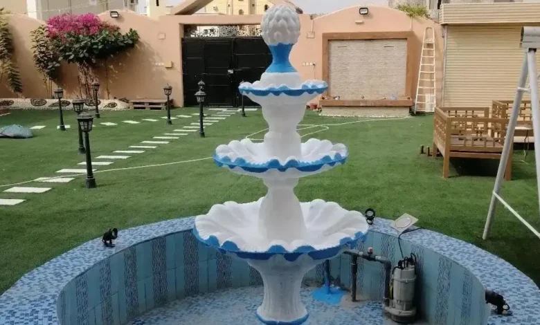 تركيب نوافير وشلالات في دبي