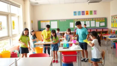 تنظيف مدارس في دبي